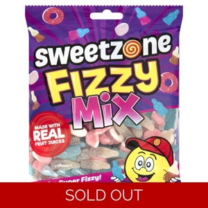 Sweetzone Fizzy Mix 180g Bag - Assorted Fizzy Sweets